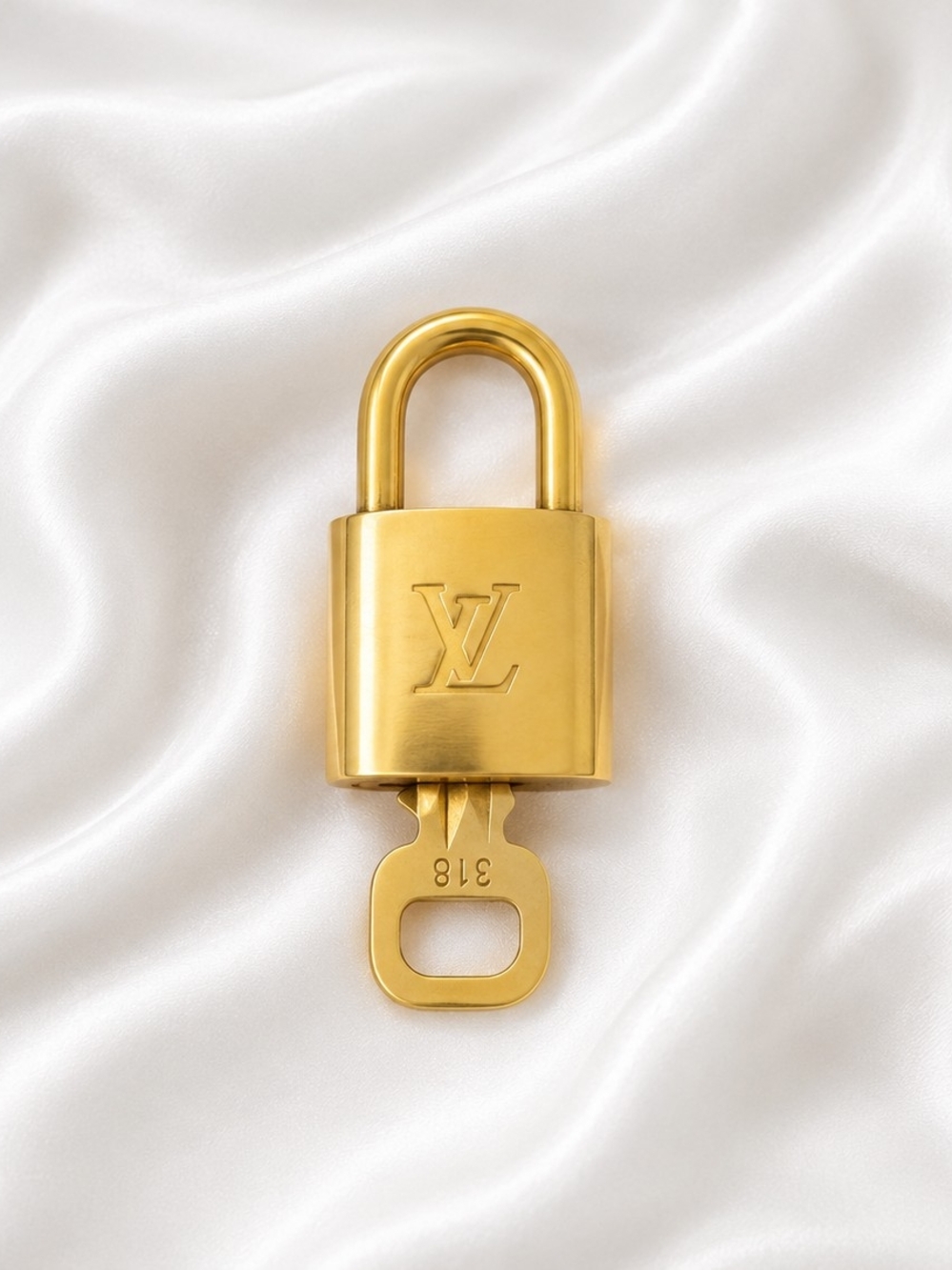 Louis Vuitton Gold-tone Padlock with Key
